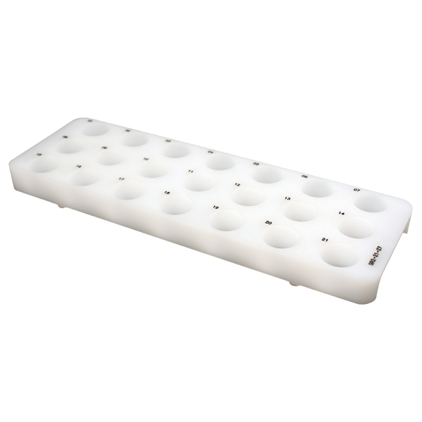 21 Position Super Sample Rack - 27 mm OD