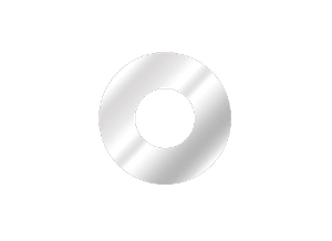 Platinum Injector Shield Disc for ELAN Bayonet ICPMS