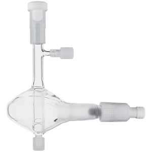 Quartz PressFit Double-Pass Baffled Spray Chamber with Additional Gas Port for Agilent ICP